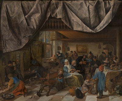 Das Leben des Menschen von Jan Steen