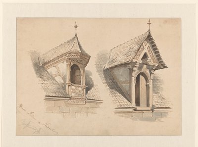 Zwei Dachgauben in Nürnberg von Jan Striening
