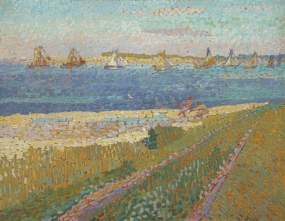 Fischerboote bei Veere von Jan Toorop