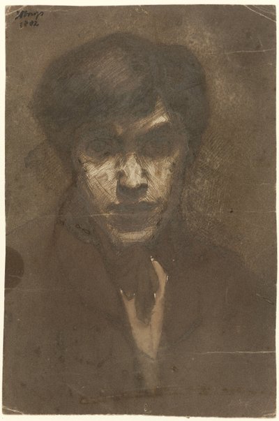 Selbstporträt des Malers Jan Toorop von Jan Toorop