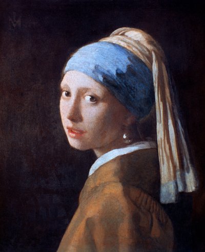 Mädchen mit dem Perlenohrring, um 1665 von Jan Vermeer van Delft