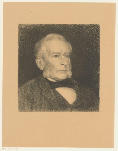 Porträt von Matthijs de Vries von Jan Veth