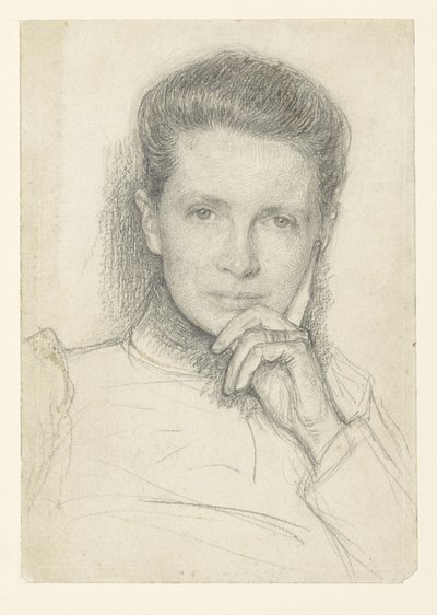 Studie für das Porträt von Frau K.C. Boxman-Winkler von Jan Veth