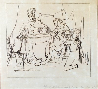 Jan Victors, "Haman mit Esther und Ahasverus" von Jan Victors