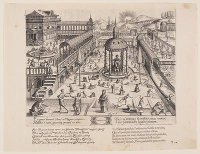 Composita, aus Theatrum Vitae Humanae (Die Lebensalter des Menschen) von Jan Wierix