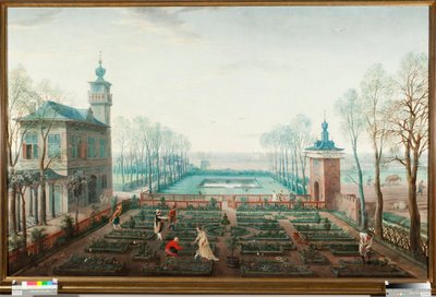 Der Monat April, Arbeiten im Garten (April, Gartenarbeit) Gemälde von Jan Wildens (1586-1653) von Jan Wildens