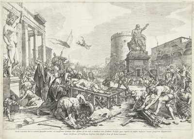Martyrium des heiligen Laurentius von Jan de Bisschop
