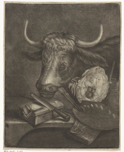Attribute der Lukasgilde, 1735 von Jan de Groot
