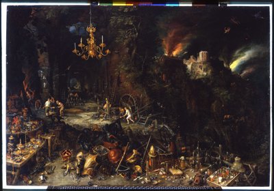 Das Feuer von Brueghel Jan I (1568-1625) 1621 von Jan the Elder Brueghel