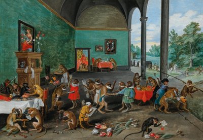Allegorie der Tulpenmanie, Mitte des 17. Jahrhunderts von Jan the Younger Brueghel