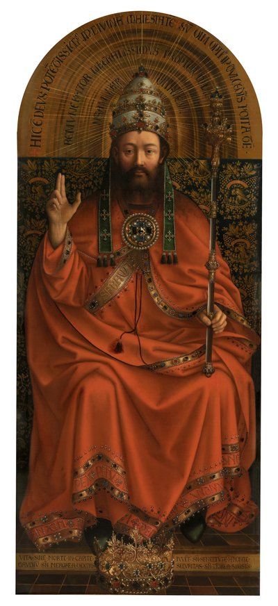 Gott Allmächtig von Jan van (after) Eyck