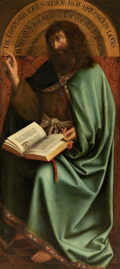 Johannes der Täufer von Jan van (after) Eyck