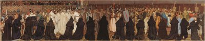 Das Begräbnis von Karl dem Guten in Brügge am 22. April 1127 von Jan van Beers