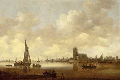 Ansicht von Dordrecht von Jan van Goyen