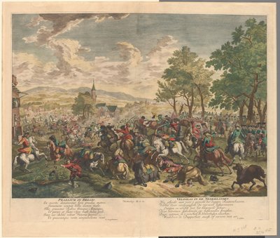 Reiterkampf, ca. 1702 von Jan van Huchtenburg
