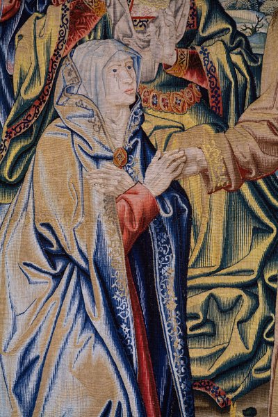Christus verabschiedet sich von seiner Mutter (Serie Himmel von Karl V.) von Jan van II Coninxloo