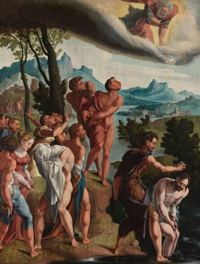 Die Taufe Christi von Jan van Scorel
