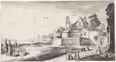 Bleichfeld vor einem Fort von Jan van de Velde (II)