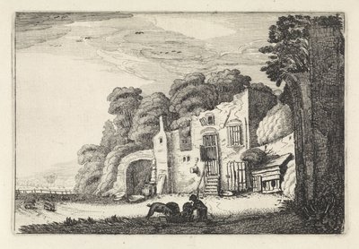 Landschaft mit dem verlorenen Sohn bei den Schweinen von Jan van de Velde (II)