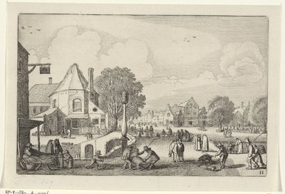 Markttag in einer Stadt von Jan van de Velde (II)