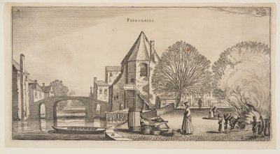 Februar, aus Die zwölf Monate des Jahres von Jan van de Velde II