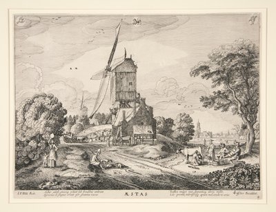 Sommer, aus einer Serie der vier Jahreszeiten von Jan van de Velde II