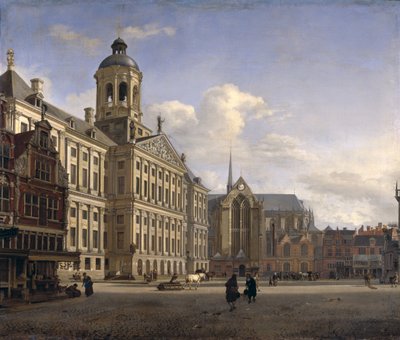 Das Neue Rathaus, Amsterdam, 1668 von Jan van der Heyden