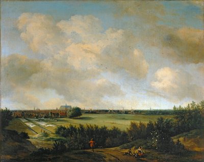 Die Wäscherinnen von Overveen, nahe Haarlem von Jan van der the Elder Meer