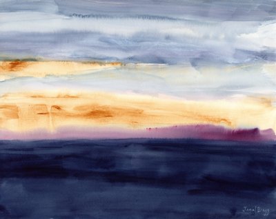 Ärmelkanal von der Normandie aus, 2024 von Janel Bragg