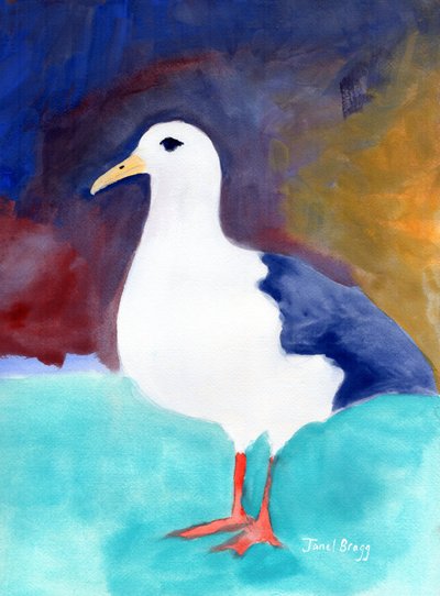Möwe aus Anacortes Nr. I, ca. 2016 von Janel Bragg