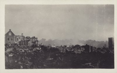 Nachwirkungen des Großen Kanto-Erdbebens, Japan, 1923 von Japanese Photographer