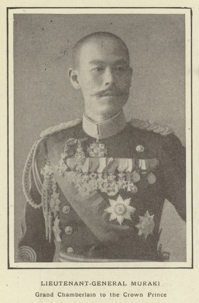 Generalleutnant Muraki, Oberkämmerer des Kronprinzen von Japanese Photographer