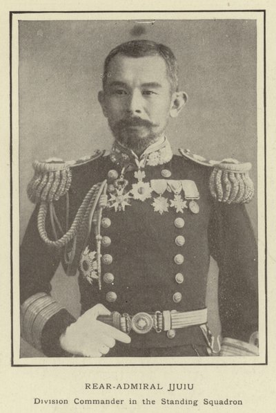 Konteradmiral Jjuiu, Divisionskommandeur in der stehenden Flotte von Japanese Photographer