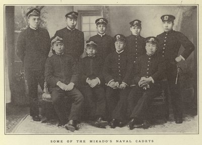 Einige der Marinekadetten des Mikado von Japanese Photographer
