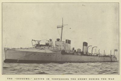 Die Usugumo, aktiv beim Torpedieren des Feindes während des Krieges von Japanese Photographer