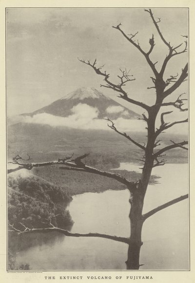 Der erloschene Vulkan Fujiyama von Japanese Photographer
