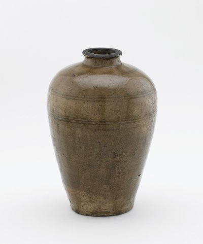 Flasche, Seto, Aichi-Präfektur, Muromachi-Zeit, frühes 15. Jahrhundert von Japanese School