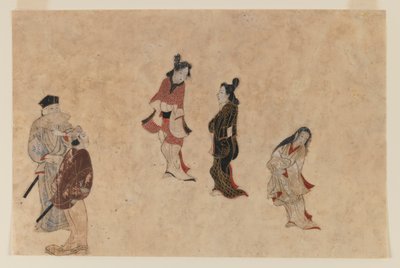 Frühe Ukiyo-e-Malerei von Japanese School