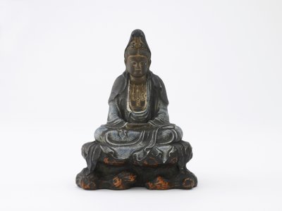 Bild von sitzendem Kannon, Kyoto, Kyoto-fu, Edo-Zeit oder Meiji-Ära von Japanese School