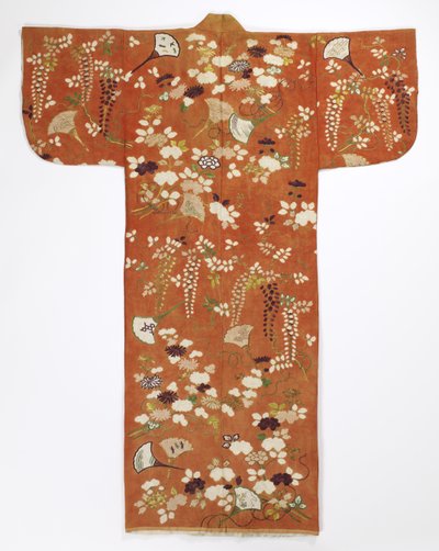 Kimono (furisode), späte 18. Jahrhundert von Japanese School