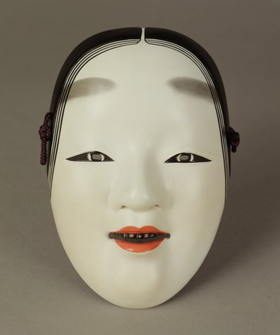 Noh-Theatermaske einer jungen Frau, Japanisch von Japanese School