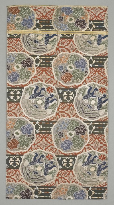Obi-Fragment, spätes 19. bis frühes 20. Jahrhundert von Japanese School