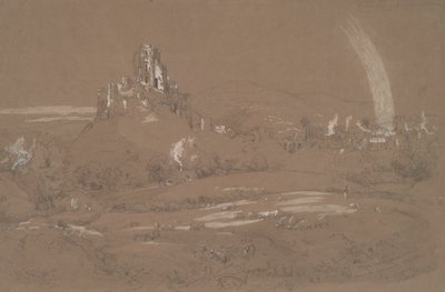 Schloss und Stadt Korfu von den Cromwell-Schützengräben aus von Jasper Francis Cropsey