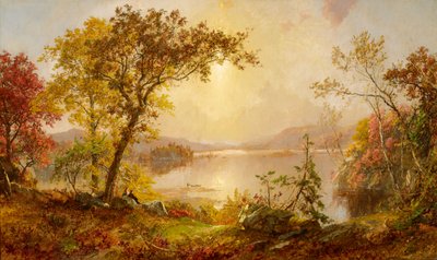 Greenwood Lake, Herbst am Hudson von Jasper Francis Cropsey