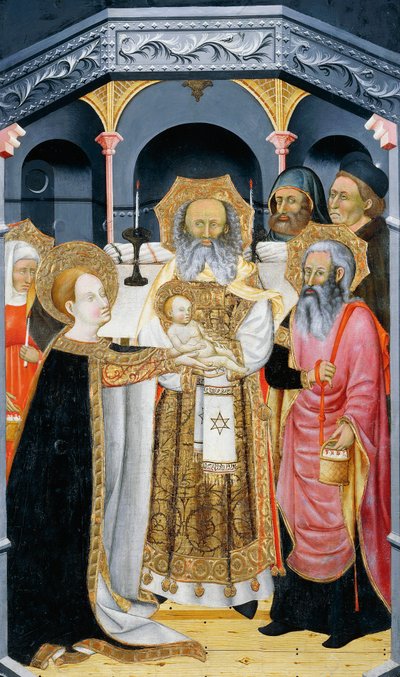 Darstellung Jesu im Tempel, Altarbild aus Verdu von Jaume Ferrer