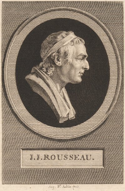 Jean-Jacques Rousseau von Jean-Antoine Houdon