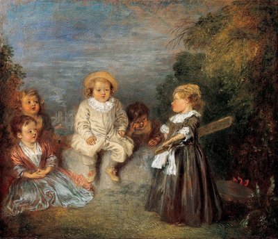 Glückliches Zeitalter! Goldenes Zeitalter von Jean-Antoine Watteau