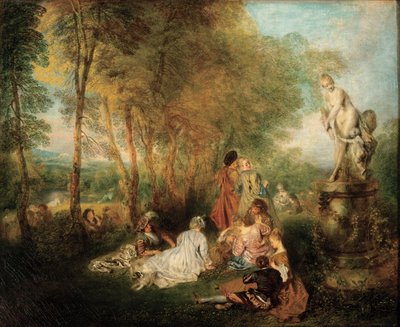 Das Fest der Liebe von Jean-Antoine Watteau