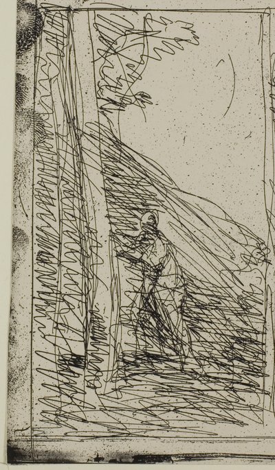 Gekritzel von Jean-Baptiste-Camille Corot