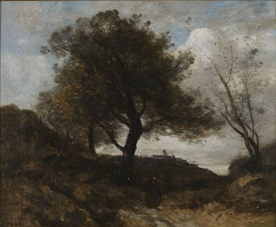Erinnerung an die Normandie von Jean-Baptiste-Camille Corot